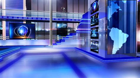 Newsroom Virtual Set 3 - Stock Motion Graphics | Motion Array