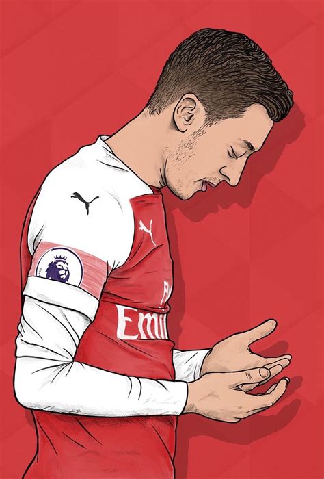 Pin by Alexis on Arsenal illustration | Arsenal players, Football ...