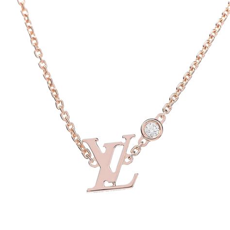 Louis Vuitton Charm Necklace Pinkie | semashow.com