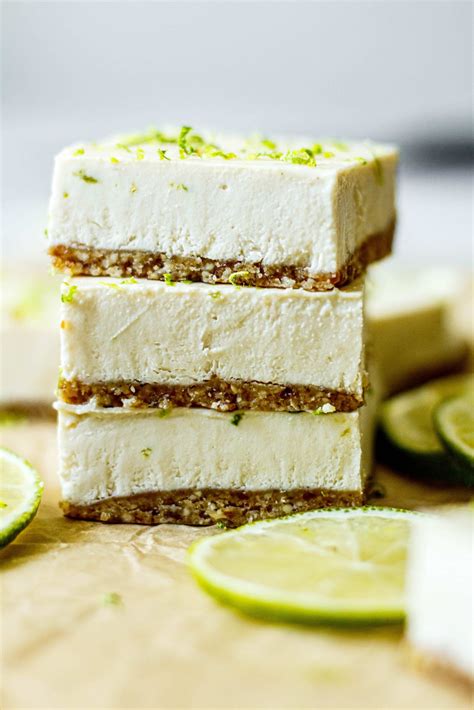 Healthy Key Lime Pie Bars - All the Healthy Things