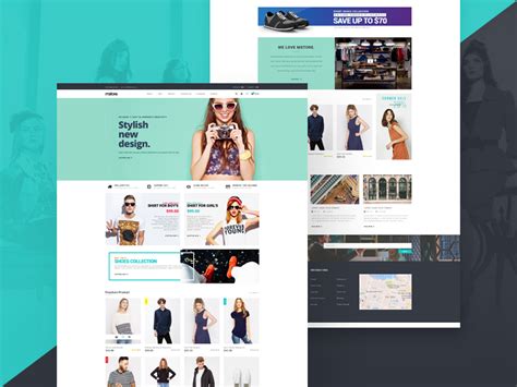 MSTORE Ecommerce Landing Page Template | Free PSD Templates