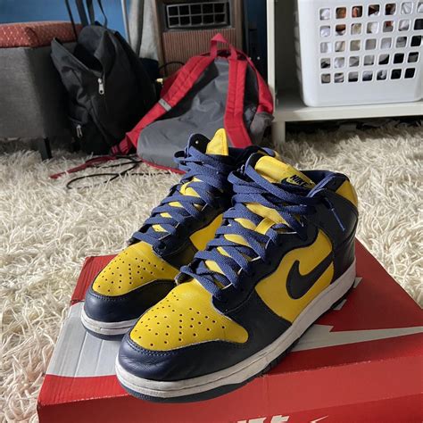 Dunk High Michigan Size 9.5 SEND OFFERS Great... - Depop