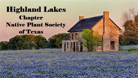 Native Plant Society of Texas Highland Lakes - Marble Falls Public Library