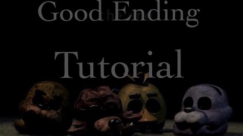 FNAF 3 Good Ending Tutorial - YouTube