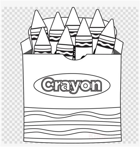 Black Crayon Coloring Page