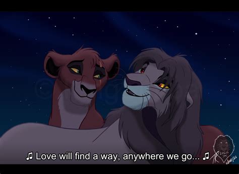 The Lion King Kiara And Kovu In Love