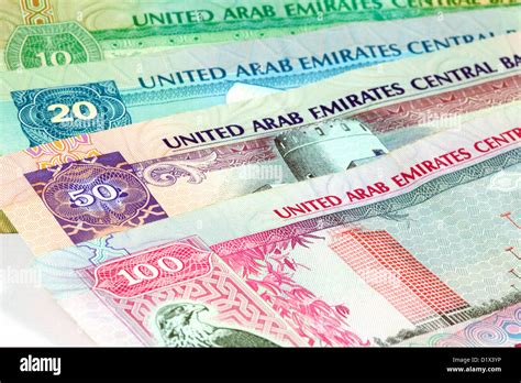 United Arab Emirates, UAE, Dirhams - currency money notes Stock Photo - Alamy