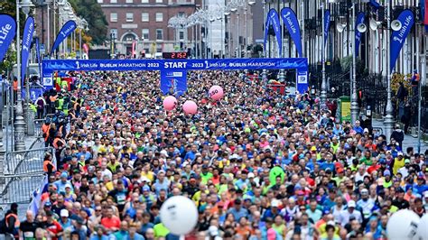 Pictures: Electric atmosphere as thousands tog out for Dublin Marathon