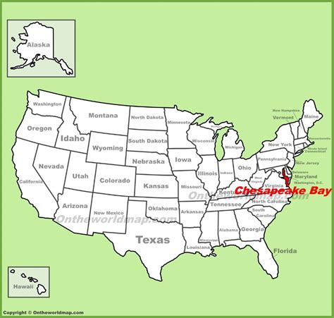 Chesapeake Bay On Us Map