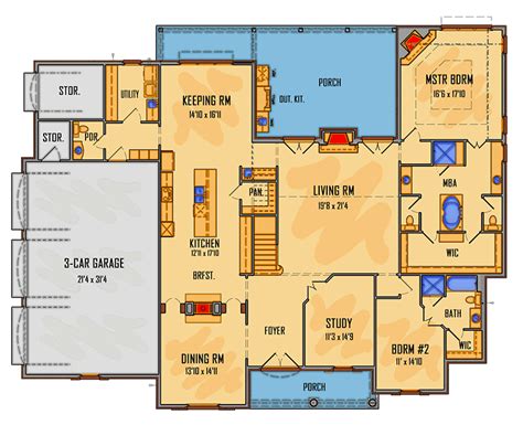 Five Bedroom Traditional House Plan - 510001WDY | Architectural Designs ...