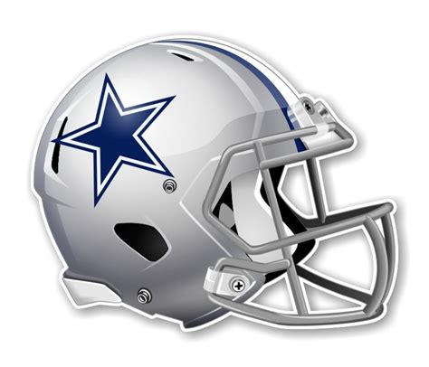 Dallas Cowboys Football Helmet Decal | Etsy