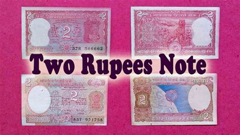 Old Rare, Two Rupees, Note @CoinsandCurrency - YouTube