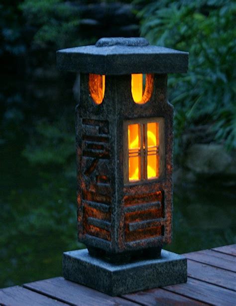 Garden solar lamp, Garden Decor,TIAAN 20" height Solar lantern Solar ...