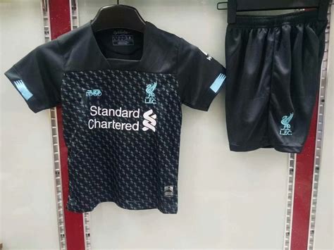 19/20 children AAA Quality Liverpool third away soccer uniforms customize name number