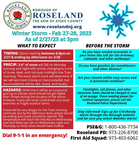 Snow Storm - February 27-28, 2023 | Roseland NJ