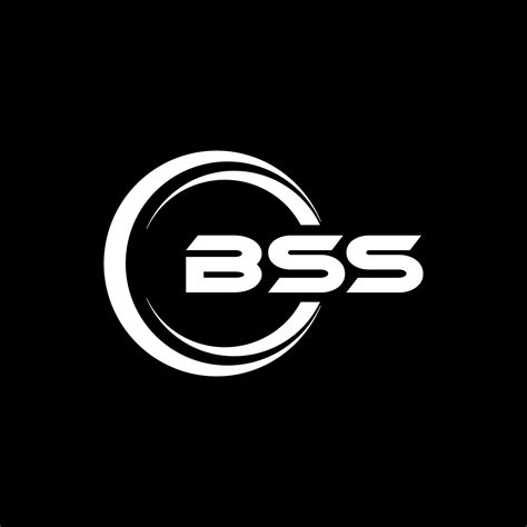 BSS letter logo design in illustration. Vector logo, calligraphy ...