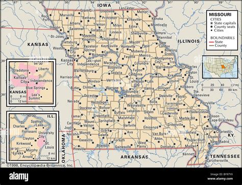 Map of kennett missouri hi-res stock photography and images - Alamy