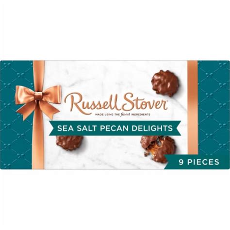 RUSSELL STOVER Sea Salt Pecan Delights Milk Chocolate Gift Box, 8.1 oz ...