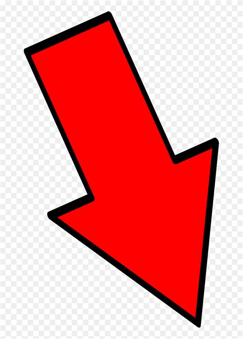 Red Arrow Png - Red Arrow Pointing Down Right Clipart (#5668540) - PinClipart