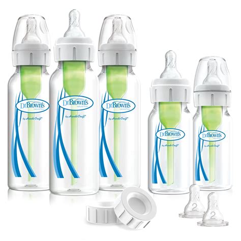 Dr. Brown's Options+ Anti-colic Baby Bottles, Newborn Feeding Set - Walmart.com