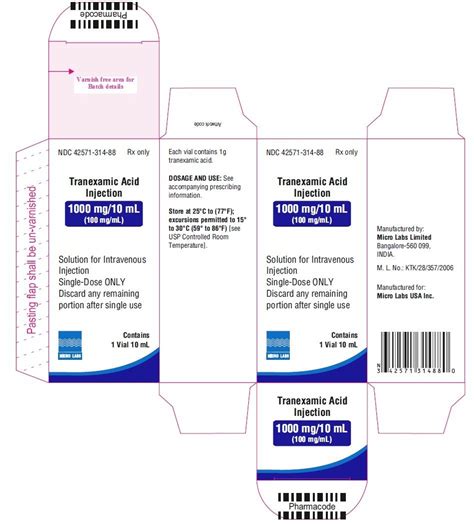 Tranexamic Acid Dosage