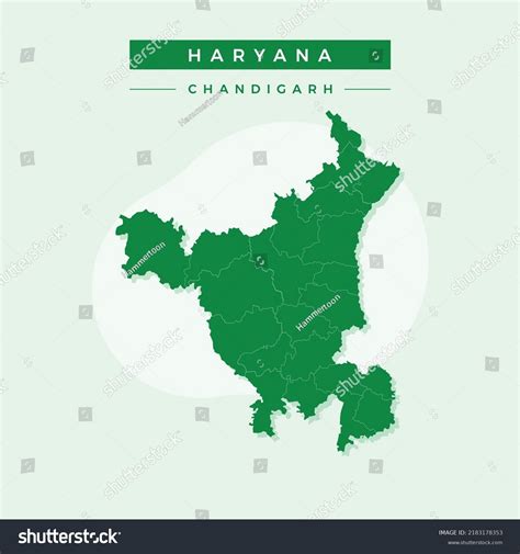 National Map Haryana Haryana Map Vector Stock Vector (Royalty Free ...