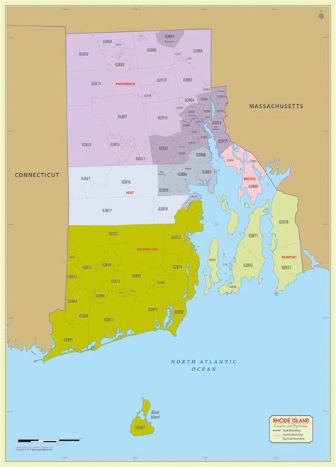 Newport Rhode Island Zip Code Map - United States Map
