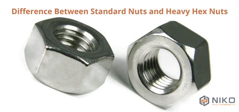 Difference Between Standard Hex Nuts and Heavy Hex Nuts - NIKO Steel ...