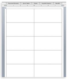 Free Template For Place Cards 6 Per Sheet - Professional Sample Template