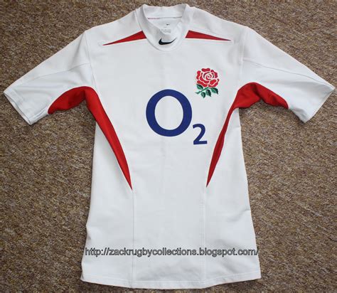 ZackRugby Collections®: England Test Home 2003/2004 Rugby Jersey