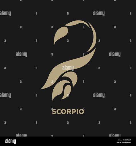 Scorpio logo vector Stock Vector Image & Art - Alamy