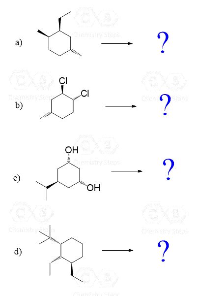 Ring-Flip: Comparing the Stability of Chair Conformations with Practice Problems - Chemistry Steps