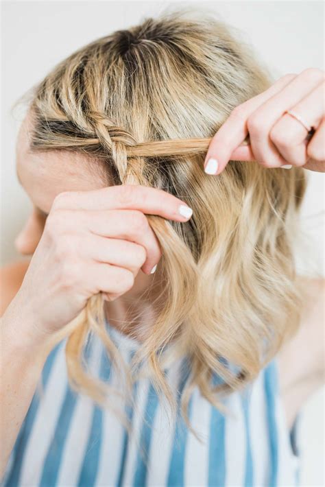 How To French Braid Your Own Hair Into A Side Ponytail