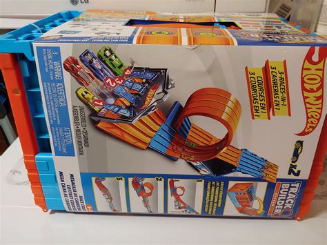 Hot Wheels Track Builder System Race Crate Toy Cars Kids Playset New ...