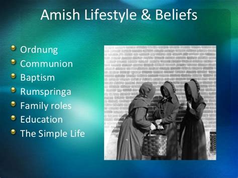 Cultural competence in Healthcare: Amish Culture