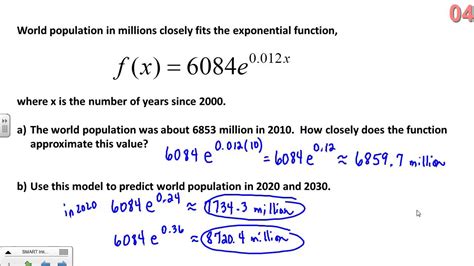 Applications of Exponential Functions - YouTube