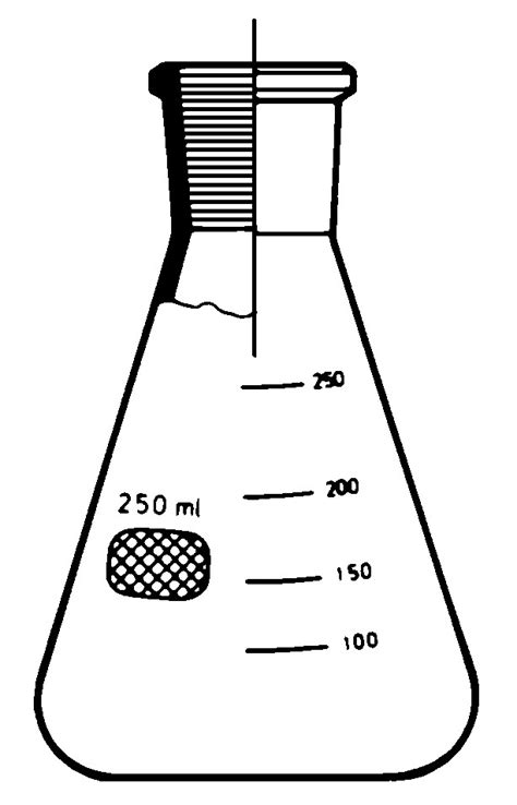 Erlenmeyer Flask Drawing