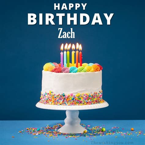 100+ HD Happy Birthday Zach Cake Images And Shayari