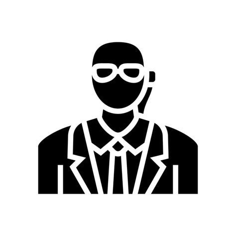 private security glyph icon vector illustration 10317512 Vector Art at ...