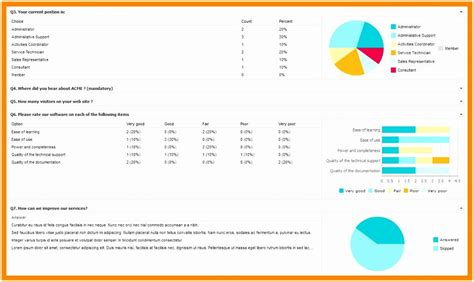 Excel Survey Results Template Awesome 10 Excel Survey Results Template ...