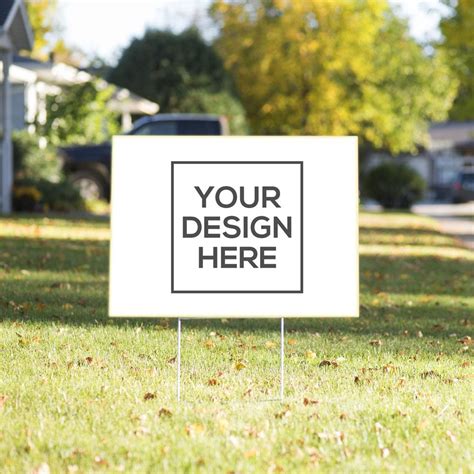 Yard sign sample | GPS Tax Supplies