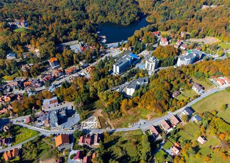 Aerial View of Sovata Resort - Romania Stock Image - Image of tree, outdoors: 260986525