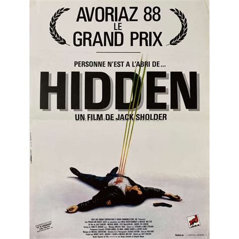 THE HIDDEN French Movie Poster - 15x21 in. - 1987