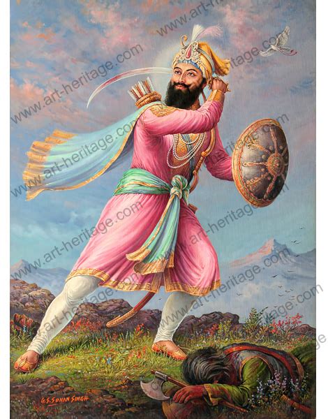 GGS-8 – Guru Gobind Singh Ji Painting 13 – Art Heritage