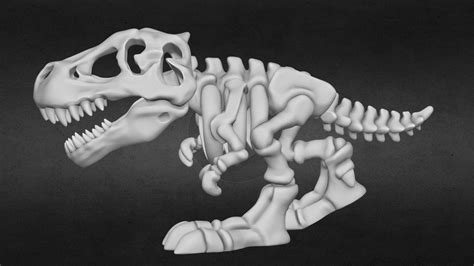 T- REX SKELETON STL for 3D Print - Buy Royalty Free 3D model by SeberdrA [ce0c3cd] - Sketchfab Store