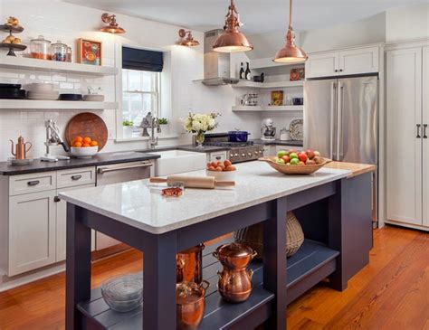 Farmhouse Kitchen with Copper Appliances – Custom Copper