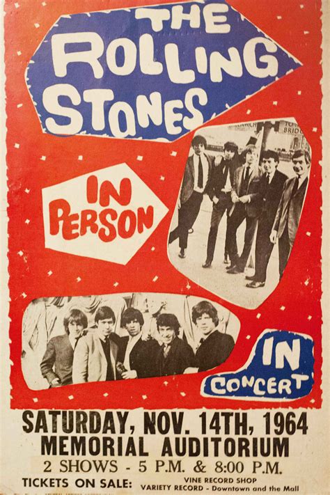 Original 1964 Rolling Stones poster with tour stop in Milwaukee becomes ...