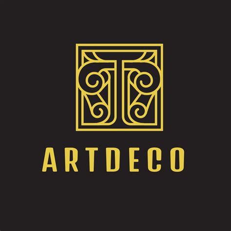 Art Deco Logo Template