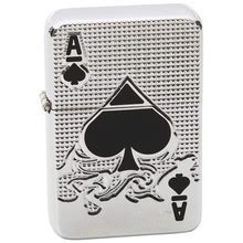 Armor Steel Ace of Spades Cigarette Lighter - Gamblers Bargain Den