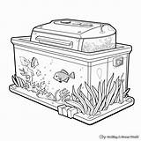 Aquarium Coloring Pages  Free & Printable sketch template